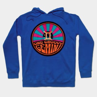 One Groovy Gemini - Retro 60s Vibes Zodiac Sign Hoodie